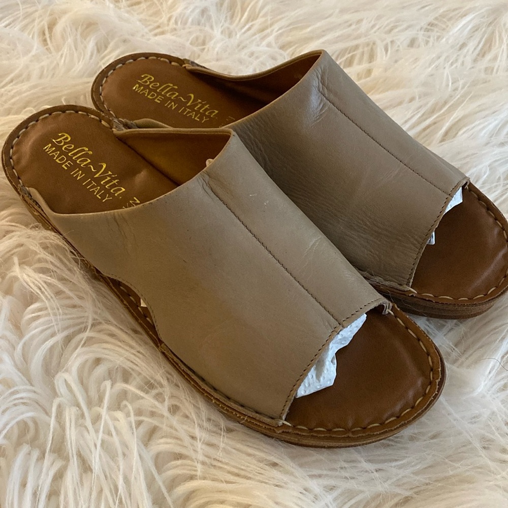 BELLA - VITA leather slippers/sandals